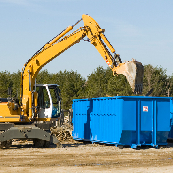 what size residential dumpster rentals are available in Kent AL